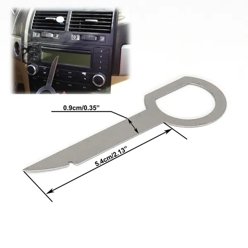 4Pcs Radio Stereo Removal Extractor Key Release Pin Head Unit Audio Install Tool for VW Audi Ford Mercedes Benz Skoda Car Parts
