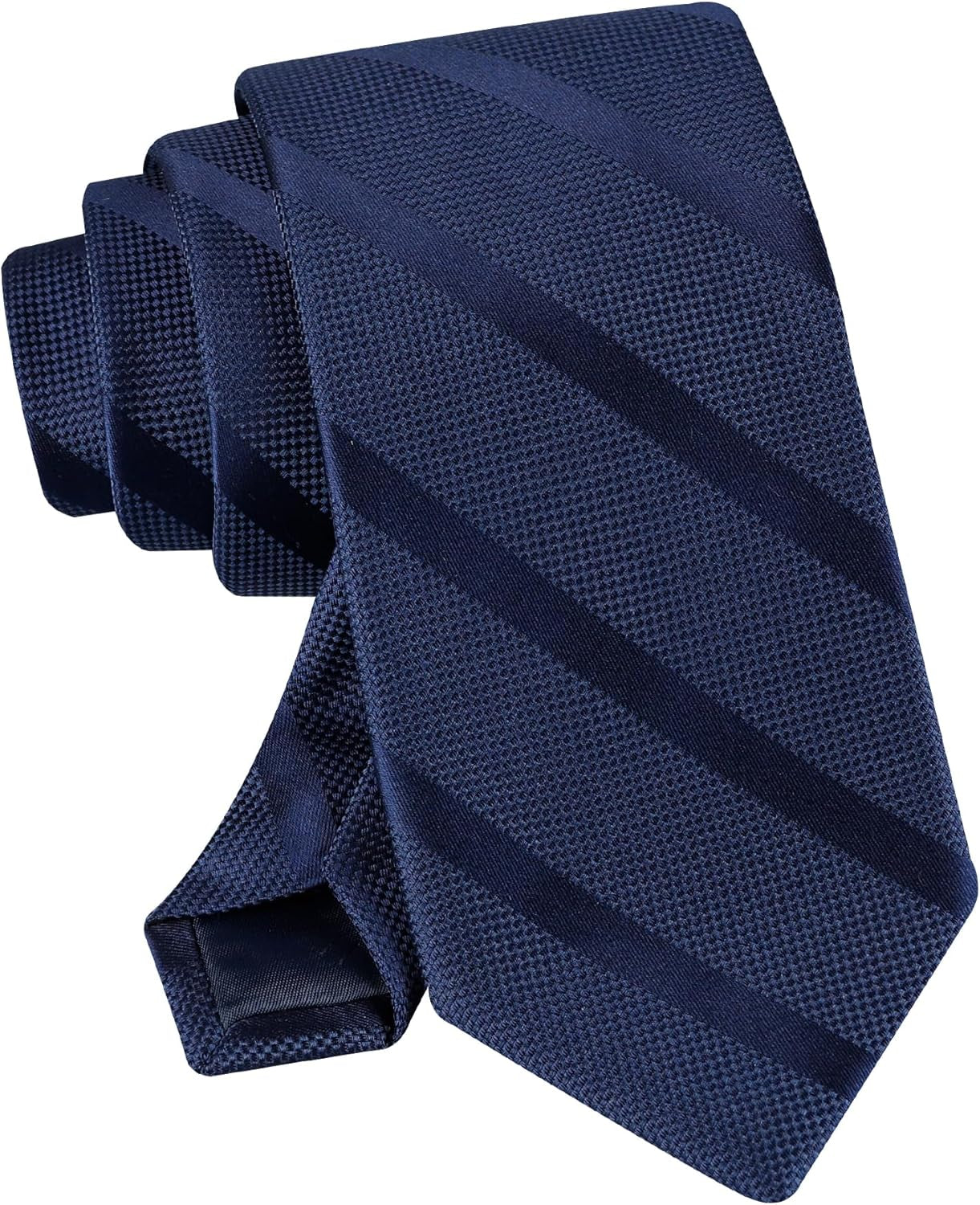 Men'S Classic Solid Textured Stripe Tie