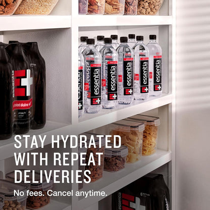 , 99.9% Pure, Infused with Electrolytes for a Smooth Taste, Ph 9.5 or Higher; Ionized Alkaline Water, Black, 42.3 Fl Oz (Pack of 12)
