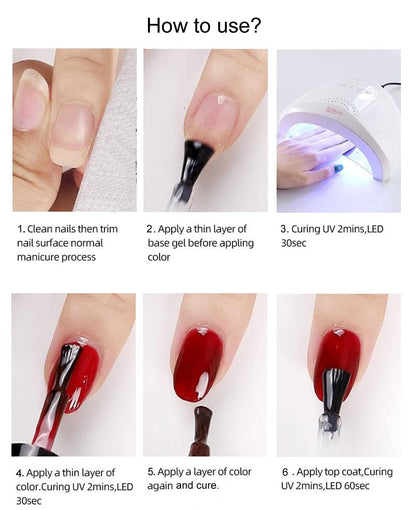 Beige Gel Nail Polish,15Ml Spring Summer Soak off UV Light Cure Gel Polish Soft Candy Nail Art DIY #D05
