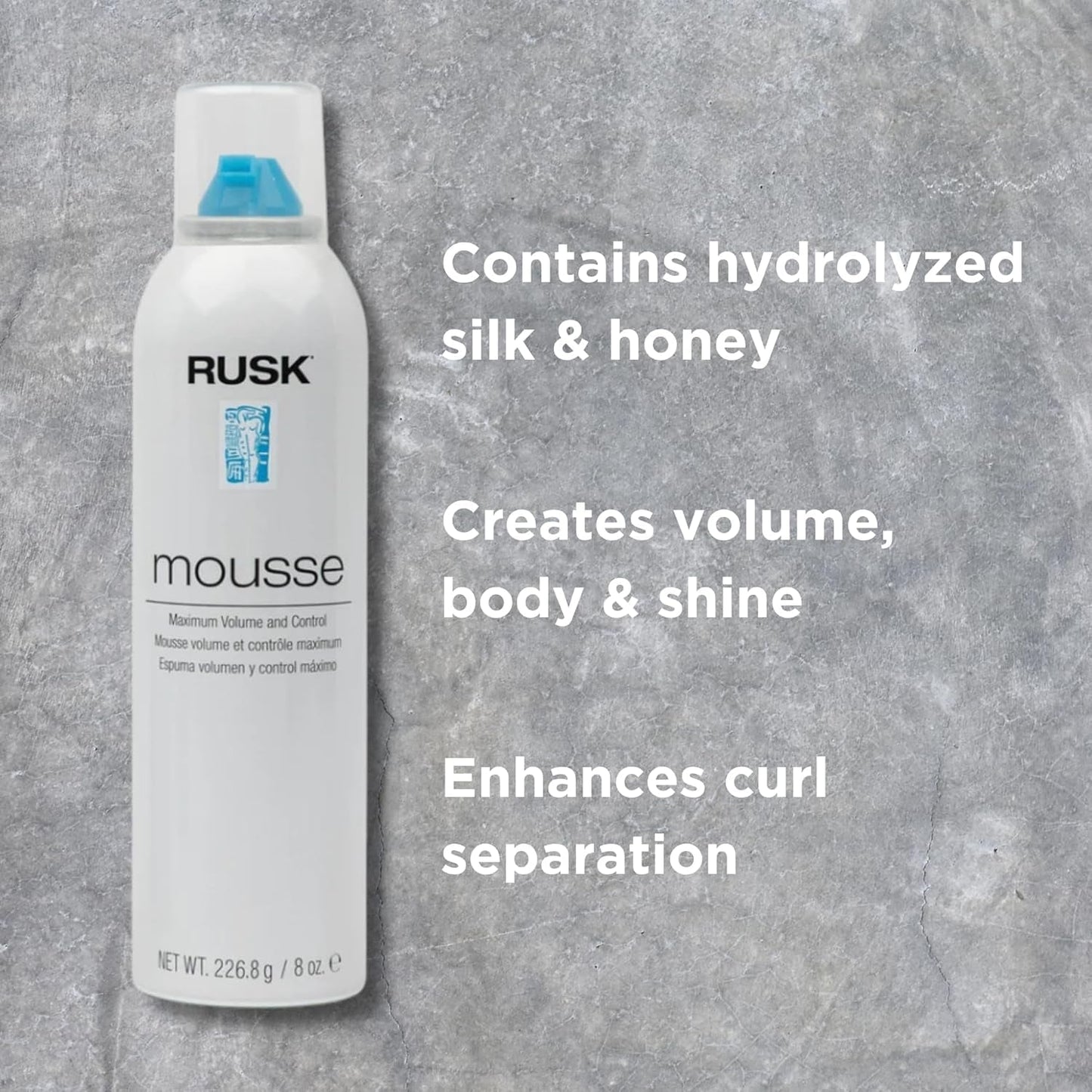 Designer Collection Mousse Maximum Volume and Control, Firm-Holding Styling Mousse, 8.8 Oz
