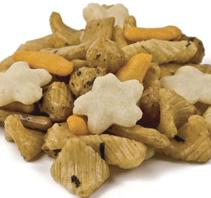Oriental Rice Crackers Japanese Crunchy & Spicy | in Resealable Bag | 2 Lbs
