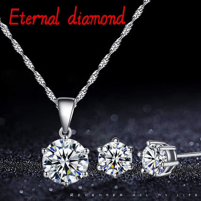 Clearance Deals Fahion Women Charm Bridal Engagement Crystal Rhinestone Snowflake Pendant Necklace Jewelry Gift by (A)