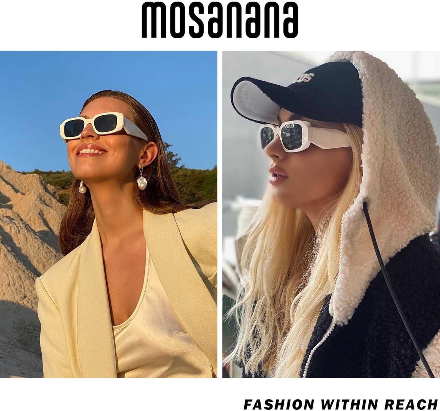 Trendy Rectangle Sunglasses for Women Men Light Green Avocado Vintage Retro Fashion Cool 90S Cute Funky Stylish Chunky Goulding