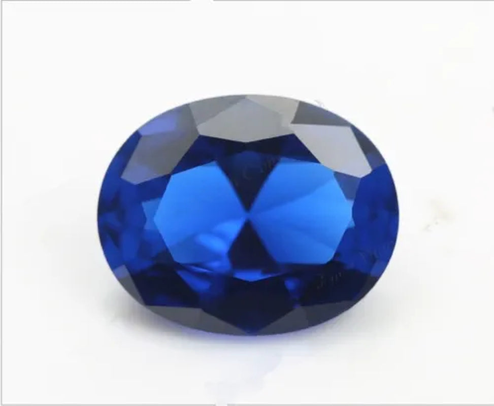 Blue Sapphire 1.75cts 6x8mm Oval Faceted Cut Shape AAAAA VVS Loose Gemstone