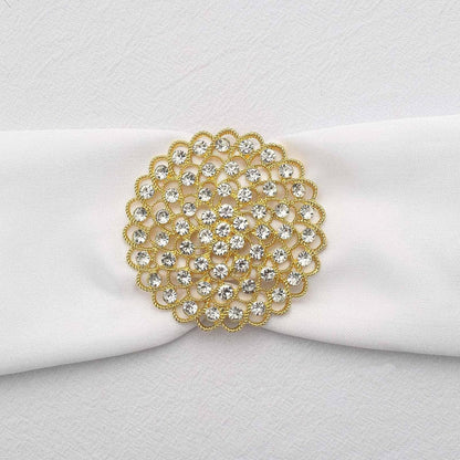 2" Silver Diamond Chair Buckle Sash Pin