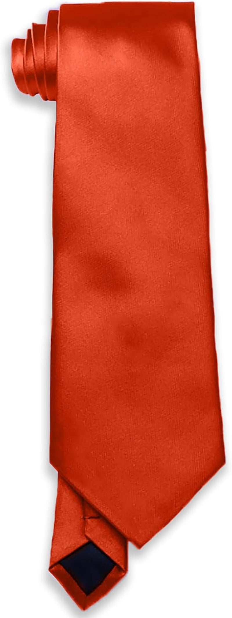 Silk Ties for Men 3.5 Inch Mens Ties Silk Black Ties for Men Satin Tie Solid Color Ties for Men - WORLD TIME VISITS