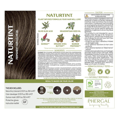 6N Dark Blonde Permanent Hair Color (Pack of 1), Ammonia Free, Vegan, Cruelty Free, up to 100% Gray Coverage, Long Lasting Results (Packaging May Vary)