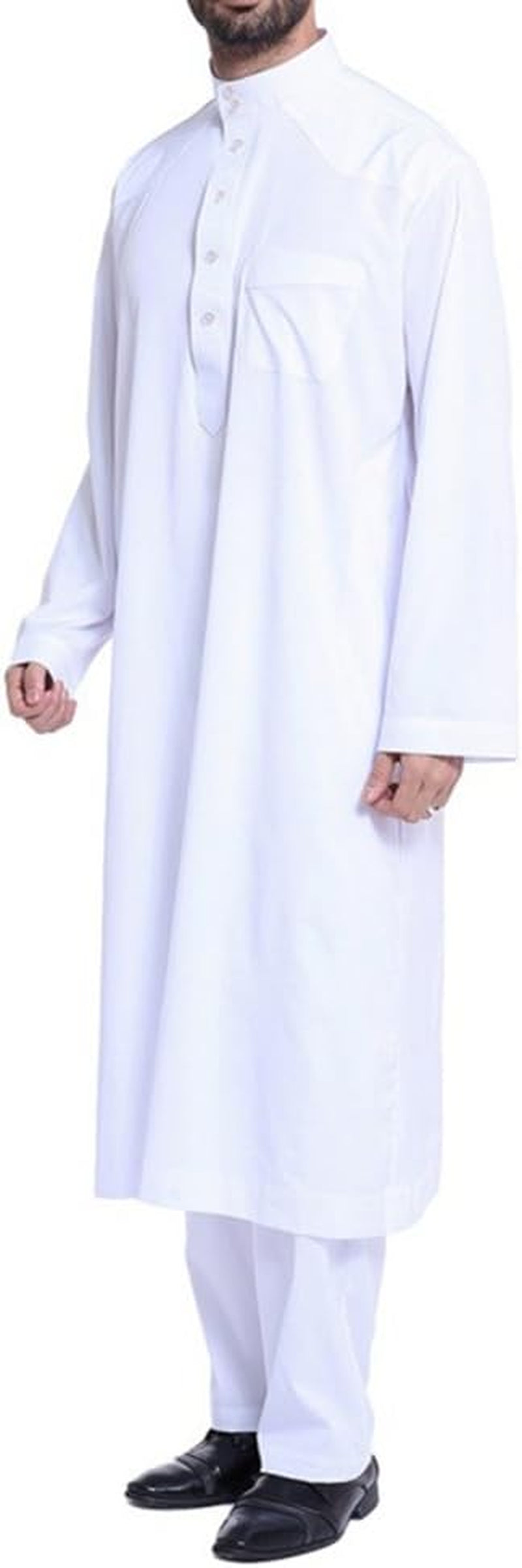 Loose Style Middle East Kaftan Dubai Arab Muslim Islamic Men'S Clothing Suit Shirt Pants