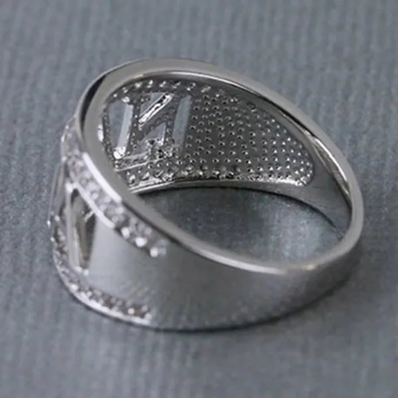 Exquisite Nana Ring Cubic Zirconia Diamond Jewelry Grandmother Birthday Christmas Gift