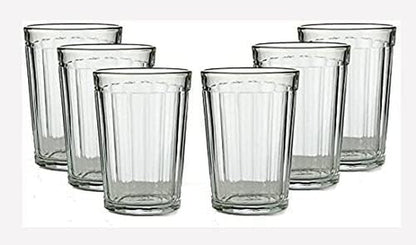 LOT 6 Russian Tea Glasses 8.5Oz 250Ml Granyonyi Stakan 20-Facet Fits Holder Podstakannik Glass - Russian Standard Glasses - Russian Glass Cup Tea - Vintage Ussr Drinking Glasses Russian - WORLD TIME VISITS