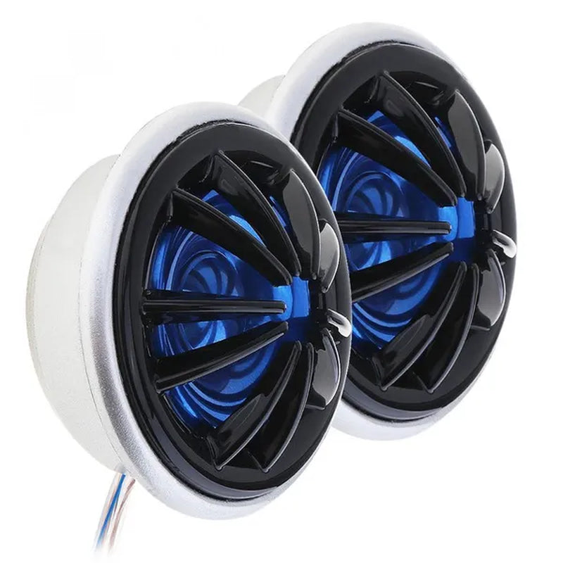 2Pcs 150W YH-66 Car Horn Dome Tweeter Audio Loudspeaker Car Stereo Treble Speaker for Most Cars