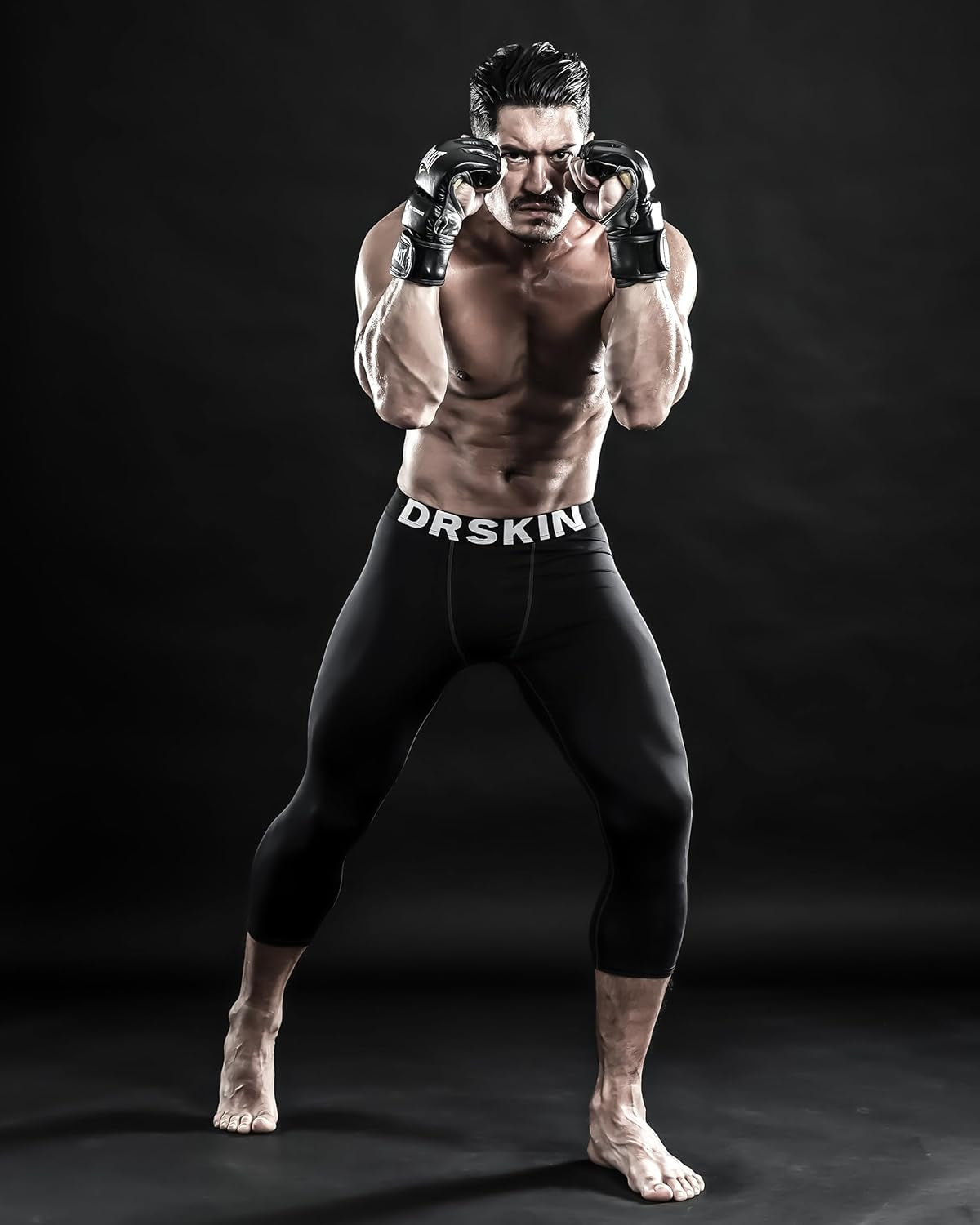 3, 2 or 1 Pack Men’S 3/4 Compression Pants Tights Leggings Shorts Sports Athletic Baselayer Running Workout Active