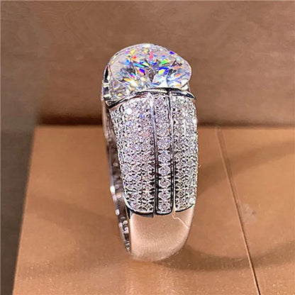 Fashion Women Wedding Ring Beautiful Bride Engagement Party Gifts