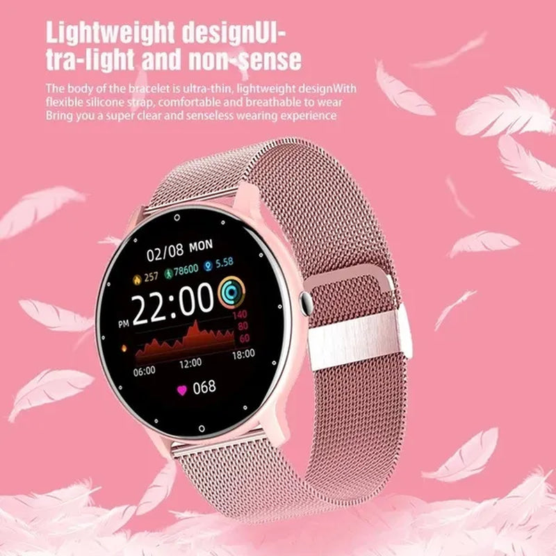 LIGE Smart Watch Women Full Touch Screen Sport Fitness Watch IP67 Waterproof Bluetooth For Android ios smartwatch Men