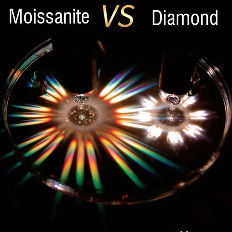 HOLYCOME Real Moissanite Diamond Necklace for Women Girls 925 Sterling Silver Mini Moissanite Rose Flower Pendant Necklace Fine Jewelry