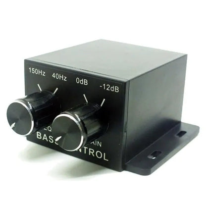Car Amplifier Audio Regulator Bass Subwoofer Equalizer Crossover Controller RCA Adjust Line Level Volume