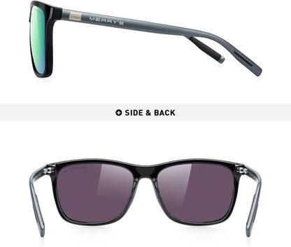 Unisex Polarized Aluminum Sunglasses Vintage Sun Glasses for Men/Women S8286