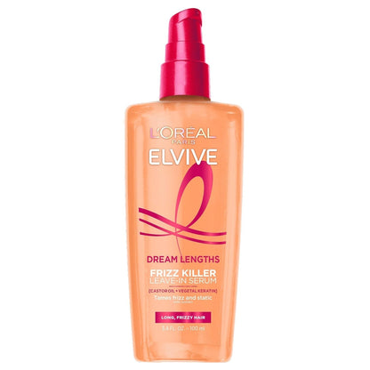 Elvive Dream Lengths Frizz Killer Leave-In Serum, 3.4 Ounce