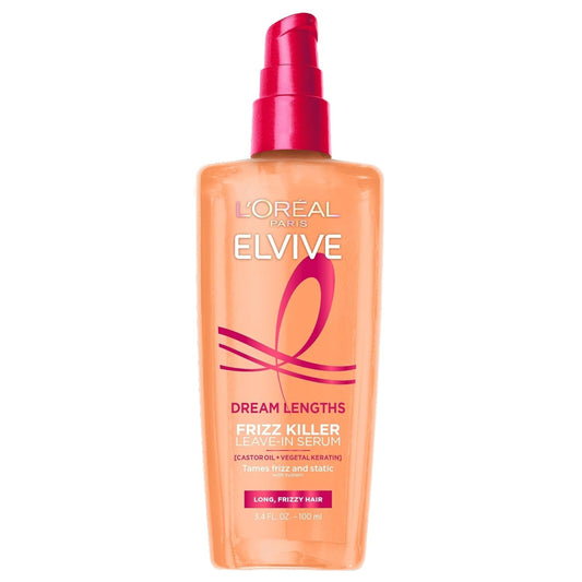 Elvive Dream Lengths Frizz Killer Leave-In Serum, 3.4 Ounce