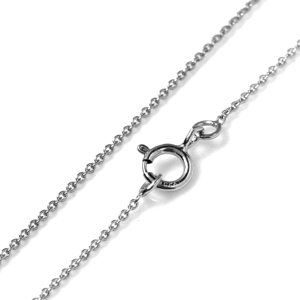 Genuine Birthstone Gemstone White Gold Plated 925 Sterling Silver Cross Pendant or Pendant with 18 Inch Chain Necklace Jewelry for Women