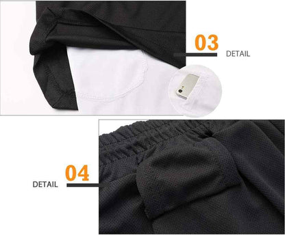 Mens Running Shorts，Workout Running Shorts for Men，2-In-1 Stealth Shorts，7-Inch Gym Yoga Outdoor Sports Shorts