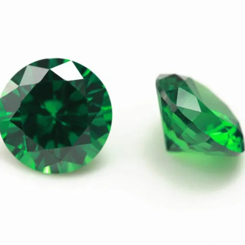 6.5Ct Loose Gemstone round Cut Cubic Zirconia Stone Jewelry Production Craft Bead Grade VVS 10.0 Mm/0.393Inch - WORLD TIME VISITS