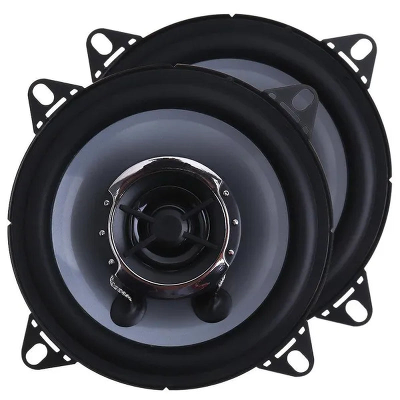 2Pcs 4 Inch 10Cm 150W Dual-Cone Car Coaxial Horn Audio Music Stereo Full Range Frequency Hifi Speakers Non-Destructive Installation - WORLD TIME VISITS
