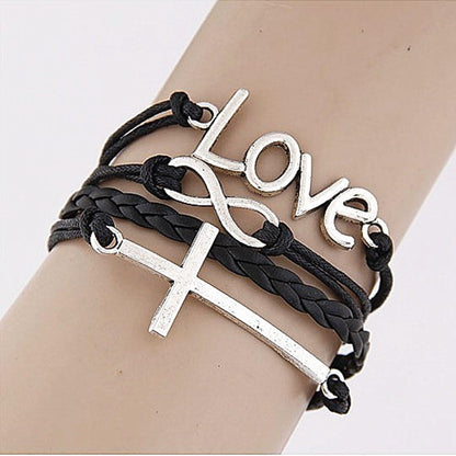 Christian Cross Charm Assorted Alloy Crucifix Pendant Connector for DIY Necklace Bracelet Jewelry Making Accessaries(25Pcs,Antique Silver)