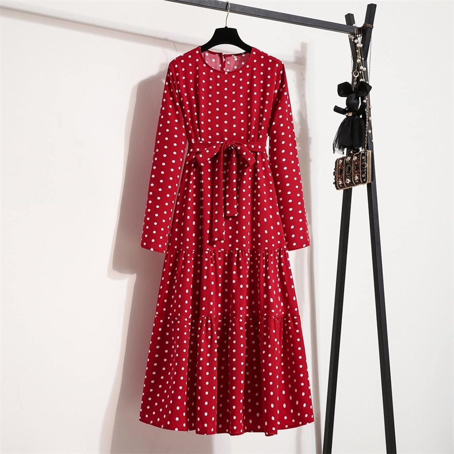Kaftan Dresses for Women Floral Print Long Robe Ramadan Abaya Maxi Dress Long Sleeve Muslim Dubai Outfits