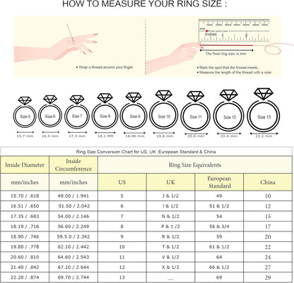 5-10 Cttw Gemstone Birthstone Solitaire Engagement Ring for Women | 925 Sterling Silver | 14X10MM Emerald Cut | Wedding Anniversary Promise Ring for Women | Available in Size 5-9