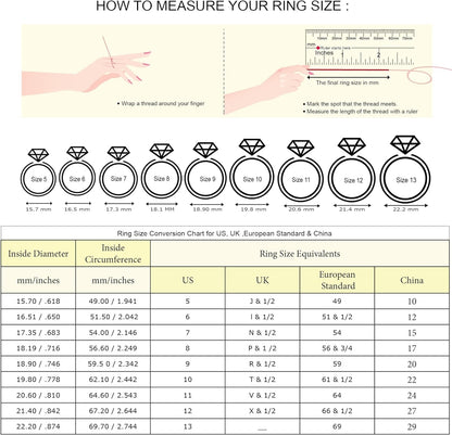 925 Sterling Silver 14X10MM Oval Gemstone Birthstone Ring for Women | Wedding Engagement Anniversary Promise Ring for Women | Available in Size 5, 6, 7, 8, 9