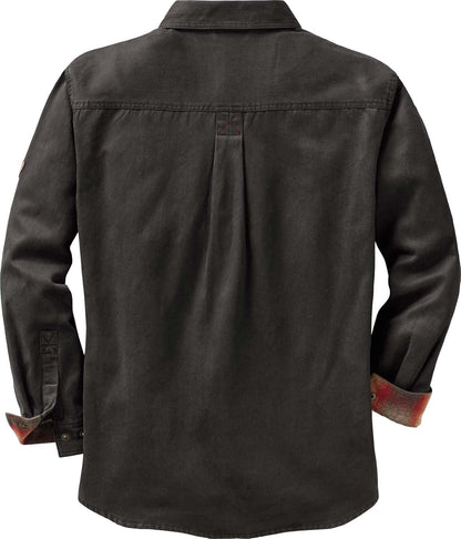 Journeyman Shirt Jacket Flannel Lined Shacket for Men Water-Resistant Coat Rugged Fall Clothing