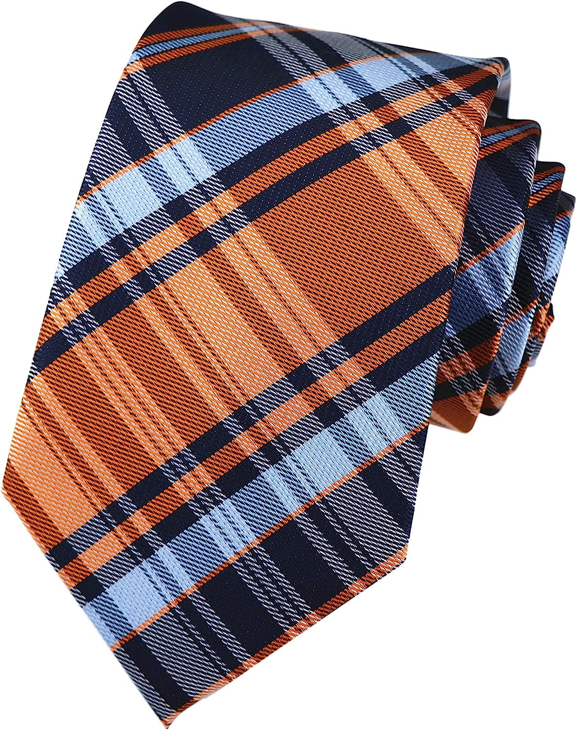 Men'S Plaid Check Stripe Ties Pattern Business Formal Designer Neckties