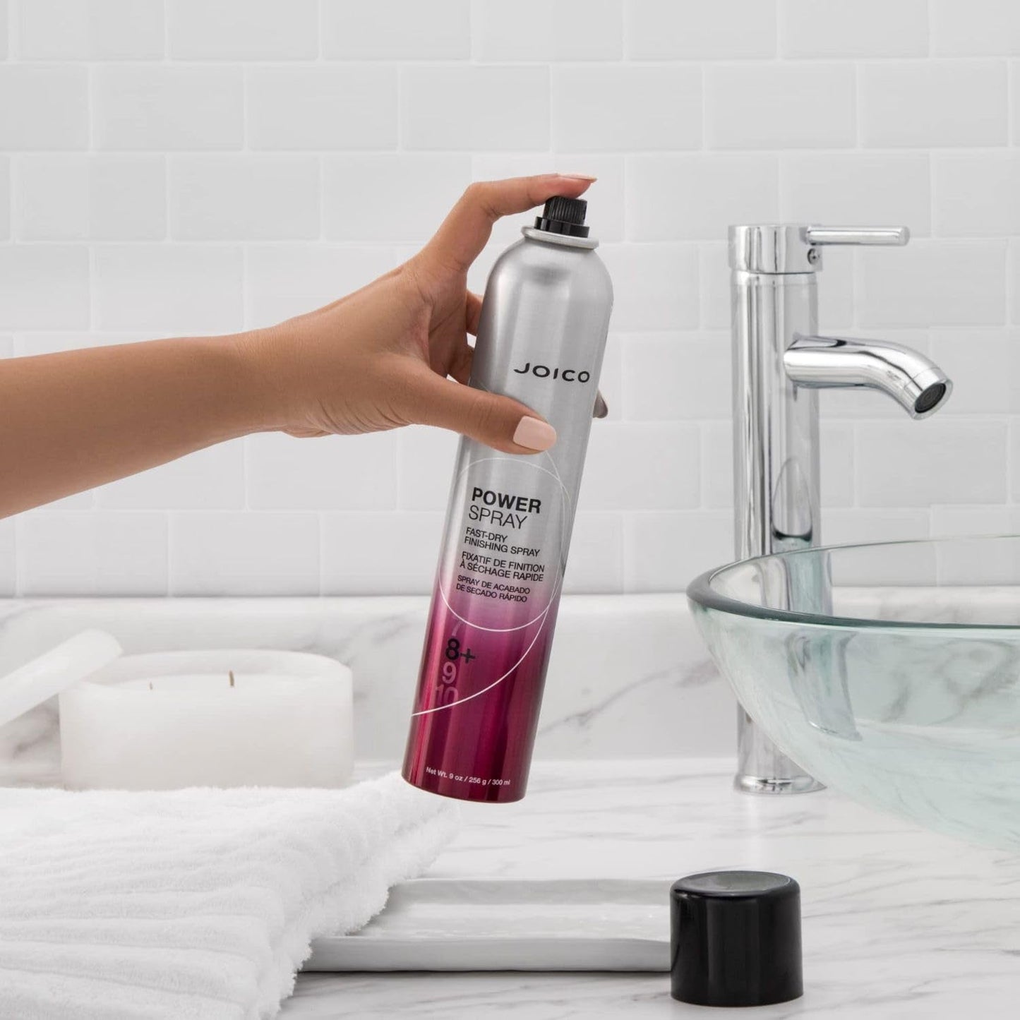 Power Spray Fast-Dry Finishing Spray | for Most Hair Types | Protect against Heat & Humidity | Protect against Pollution & Harmful UV | Paraben & Sulfate Free | 72 Hour Hold