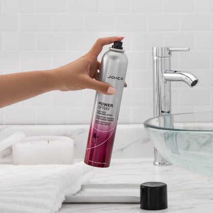 Power Spray Fast-Dry Finishing Spray | for Most Hair Types | Protect against Heat & Humidity | Protect against Pollution & Harmful UV | Paraben & Sulfate Free | 72 Hour Hold