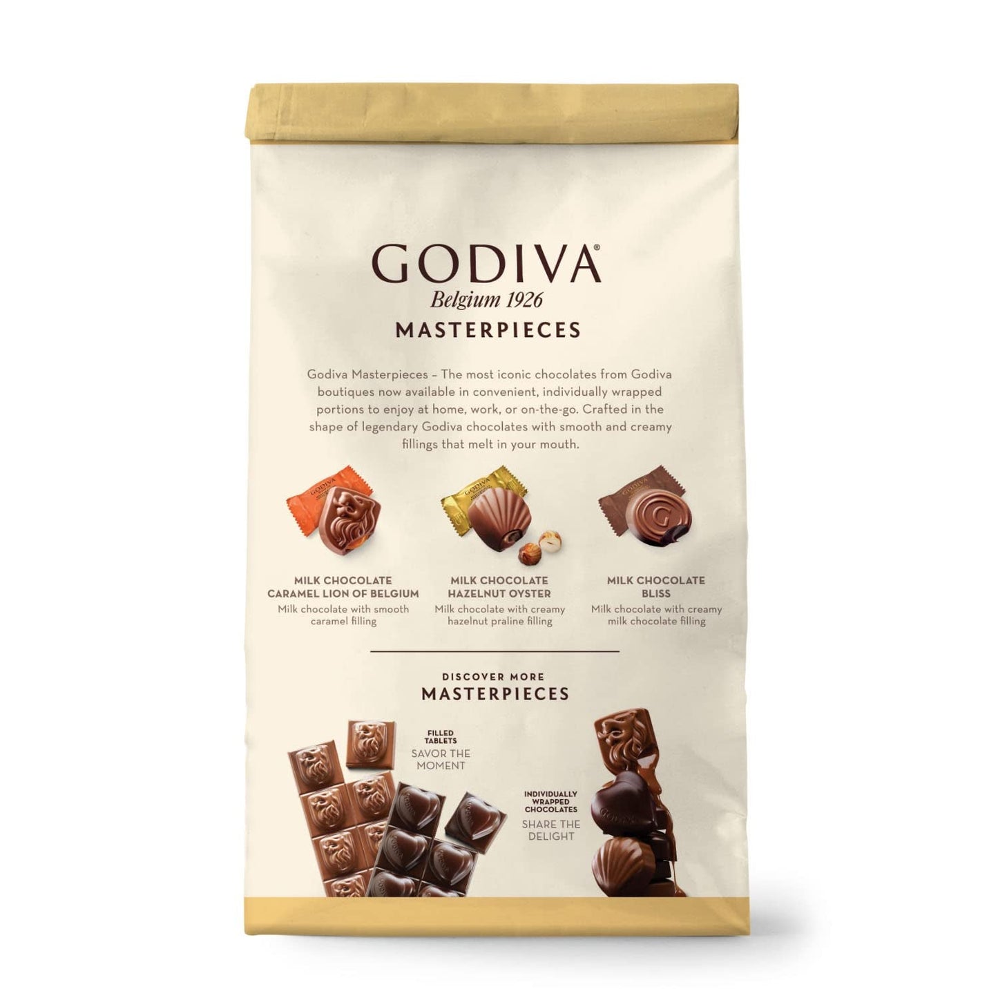 Godiva Masterpieces Assortment of Legendary Milk Chocolates 13.5 Oz - WORLD TIME VISITS