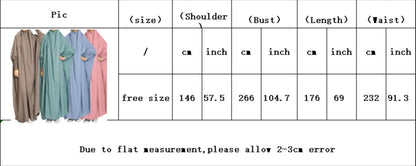 Women Muslim Dress Ramadan One Piece Prayer Garment Hijab Hooded Abaya Dubai Islam Robe African Turkey Caftan