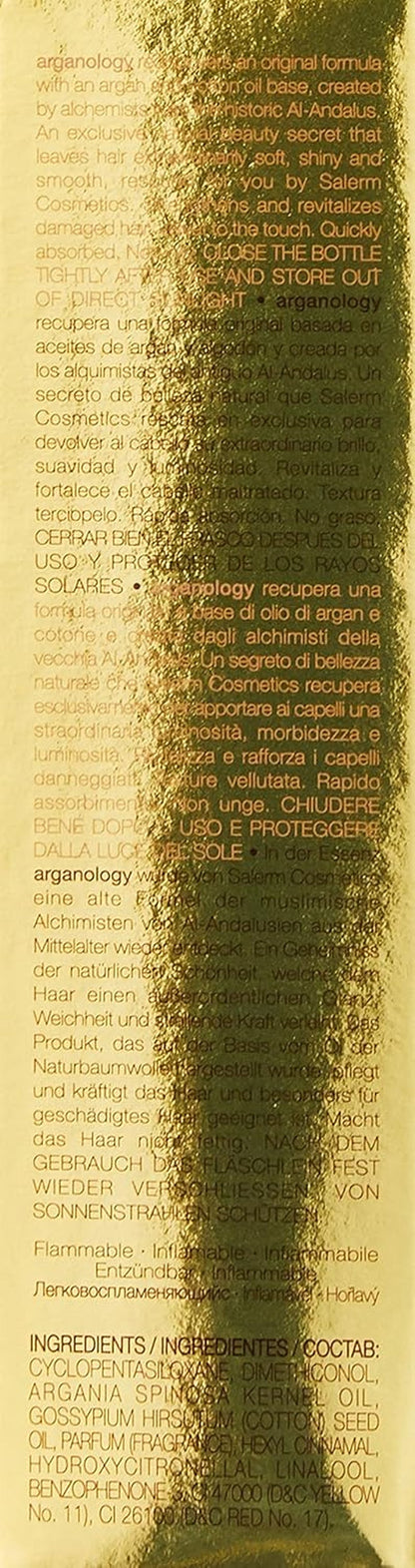 '- Argan Oil Hair Serum - Biokera Arganology - 60 Ml - for Very Dry and Damaged Hair - Nutrition and Shine - Revitalizes Hair - Extra Hydration