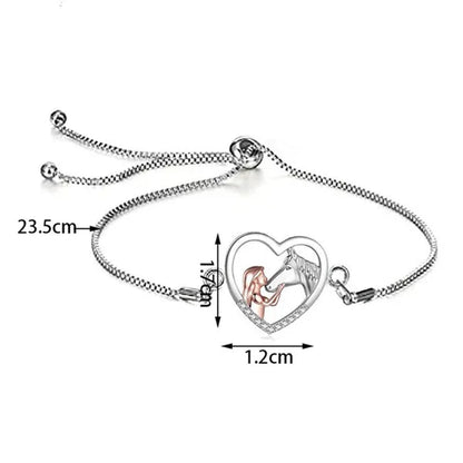 1/2/3Pcs Funny Cute Horse Unicorn Pendant Necklace 925 Sterling Silver Necklace Earrings Bracelet Chain Jewelry Set for Women Girls Birthday Gifts