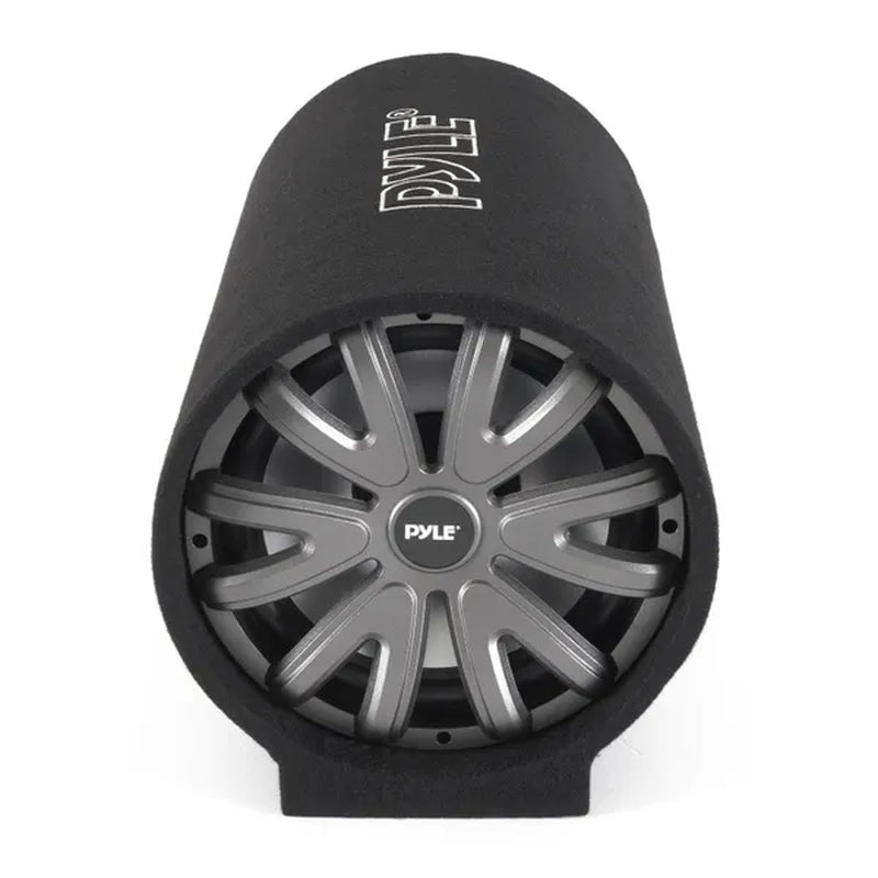 Pyle 12-Inch 600W Enclosed Car Audio Subwoofer Tube Speaker System (Open Box) - WORLD TIME VISITS