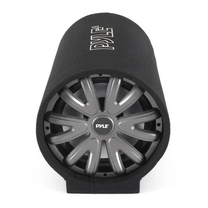 Pyle 12-Inch 600W Enclosed Car Audio Subwoofer Tube Speaker System (Open Box) - WORLD TIME VISITS