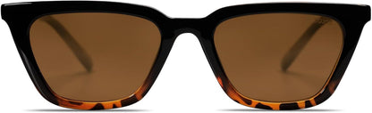 Polarized Narrow Square Cateye Sunglasses for Women Retro Trendy Driving Glasses SJ2169