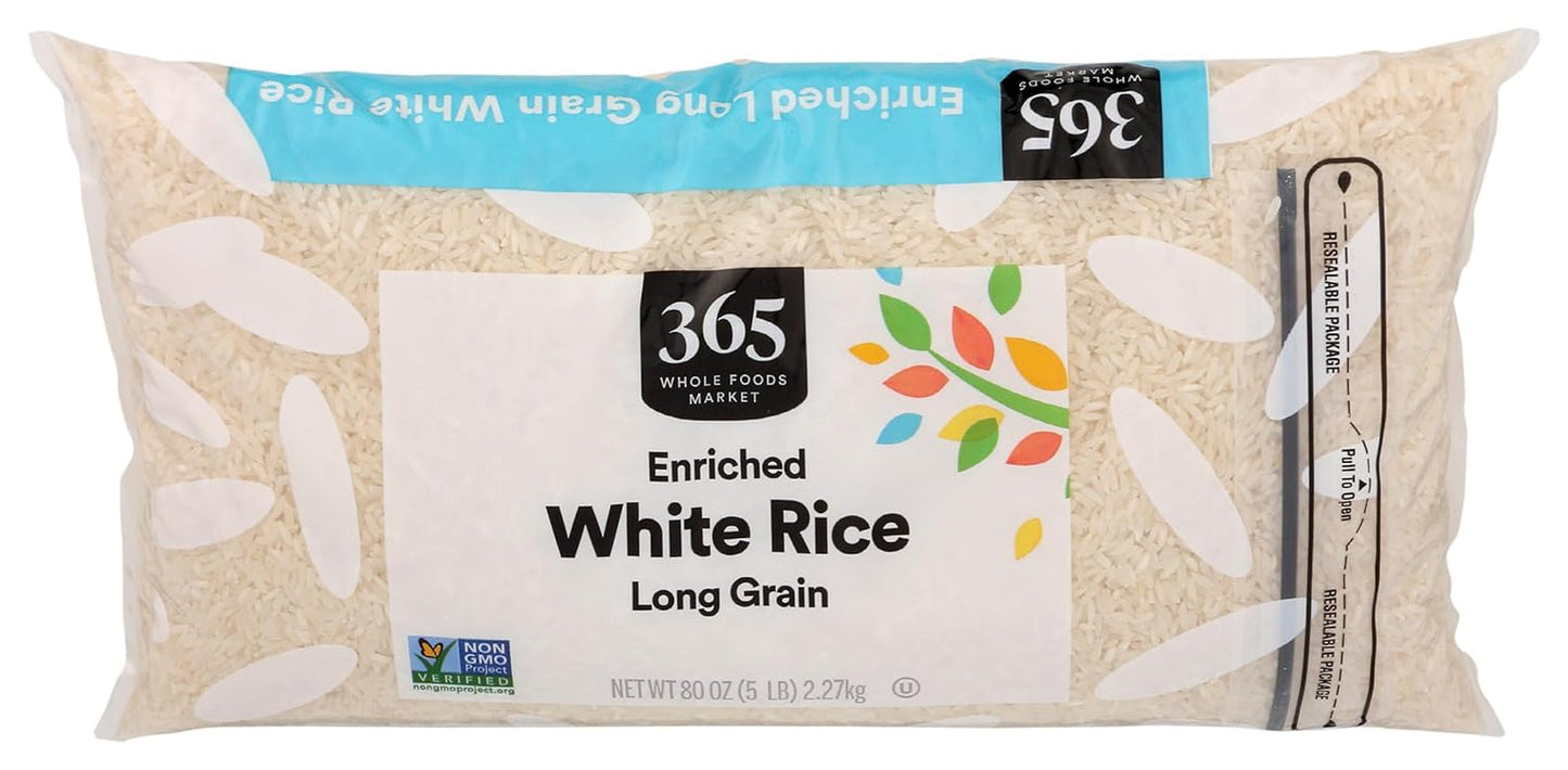 , Enriched Long Grain White Rice, 80 Ounce