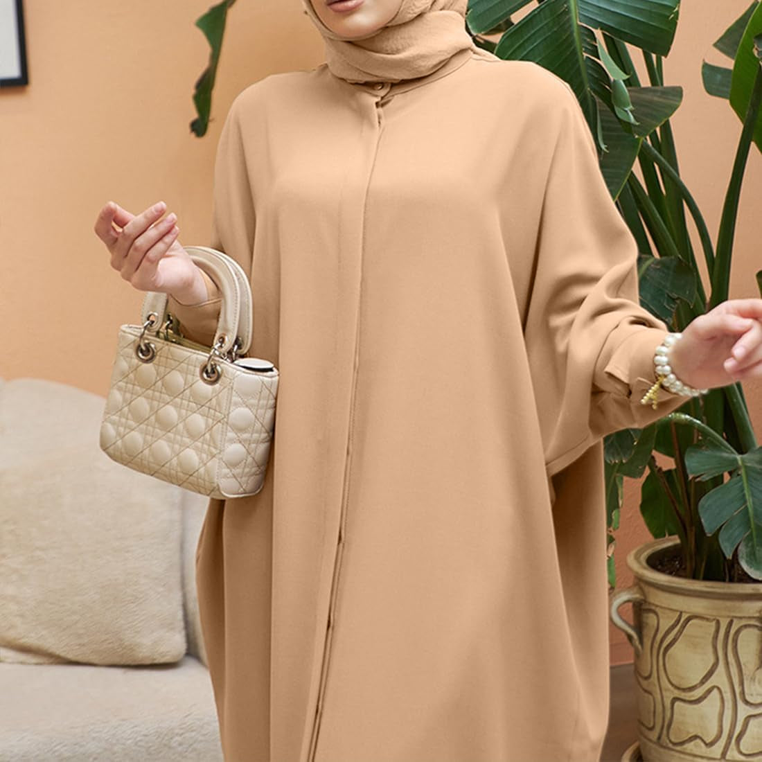Abayas for Women Muslim Dress Modest Maxi Robe Abaya Kaftan Dresses Eid Prayer Clothes Arabian Islamic Dubai Outfit