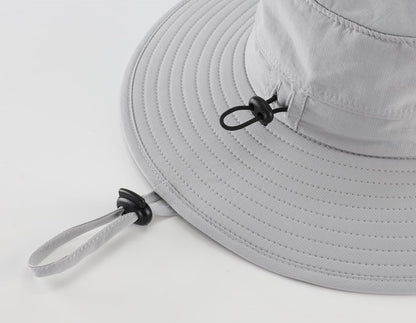UPF50+ Mens Sun Hat Wide Brim Fishing Hat Sun Protection Hat for Mens Womens Bucket Hat for Beach Gardening Golf