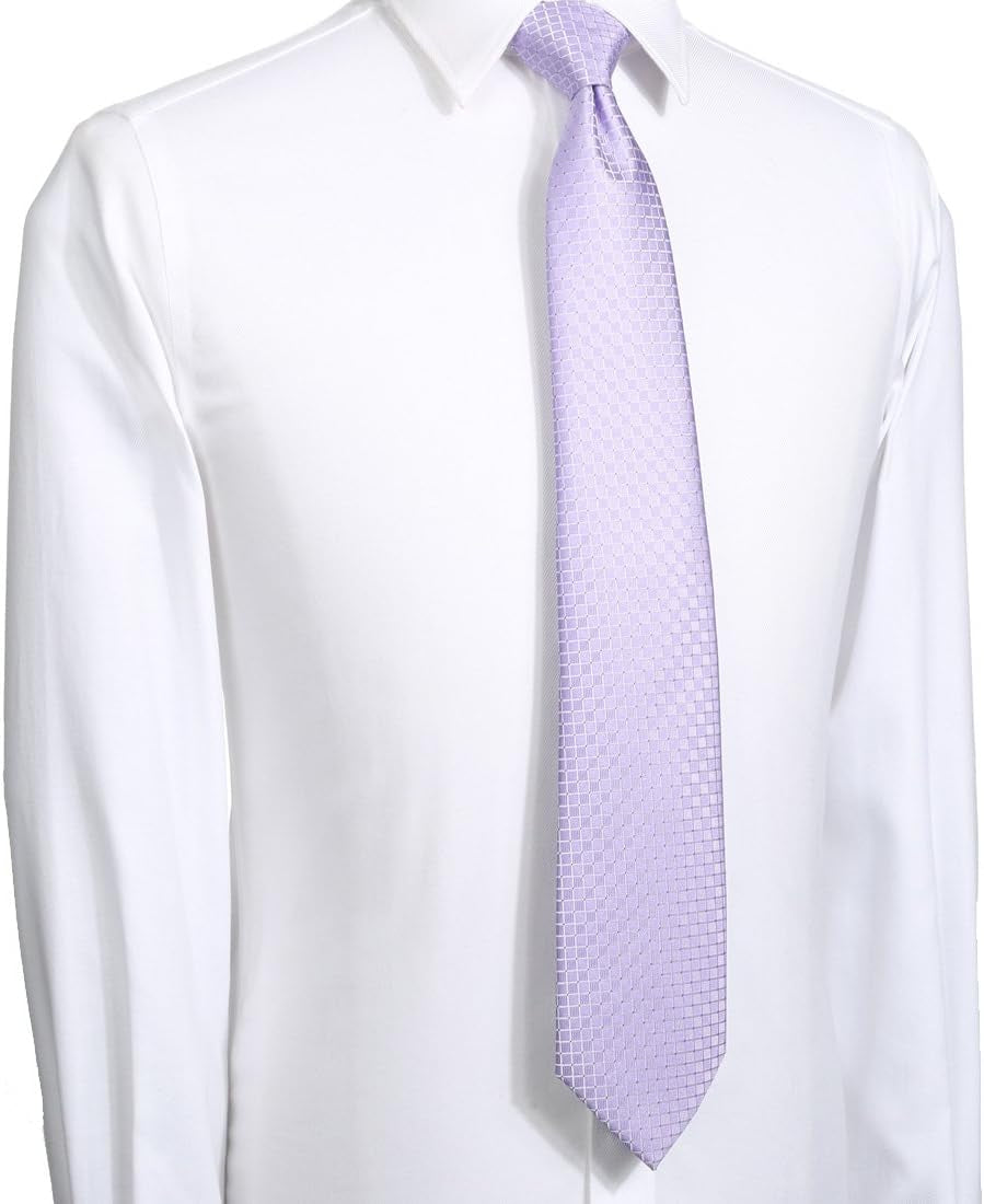 Mens 63'' XL Extra Long Tie Solid Festive Necktie + Gift Box
