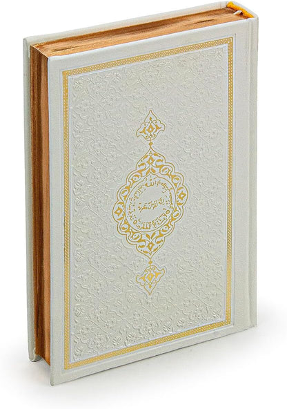 Muslim Prayer Rug and Quran with Prayer Beads, Kaaba Decor Box, Islamic Gift for Women & Men, Elegant Islam Set for Ramadan, Eid, Umrah, Birthday, Travel