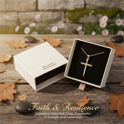 14K Gold Cross Necklace for Women Elegent Gold Cross Pendant Necklace Religious Jewelry Gift