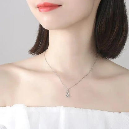 Eiffel Tower Pendant Neckalce for Women Daily Causal Necklace Jewelry Gift